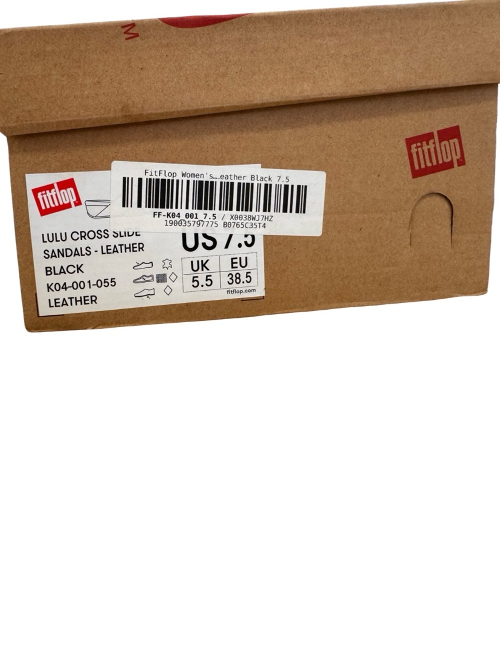 Fitflop Women's Black Crisscross Slide Sandals - Picture 6 of 7